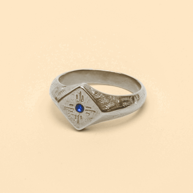 BLUE RAY RING - FRAGMENT STUDIO