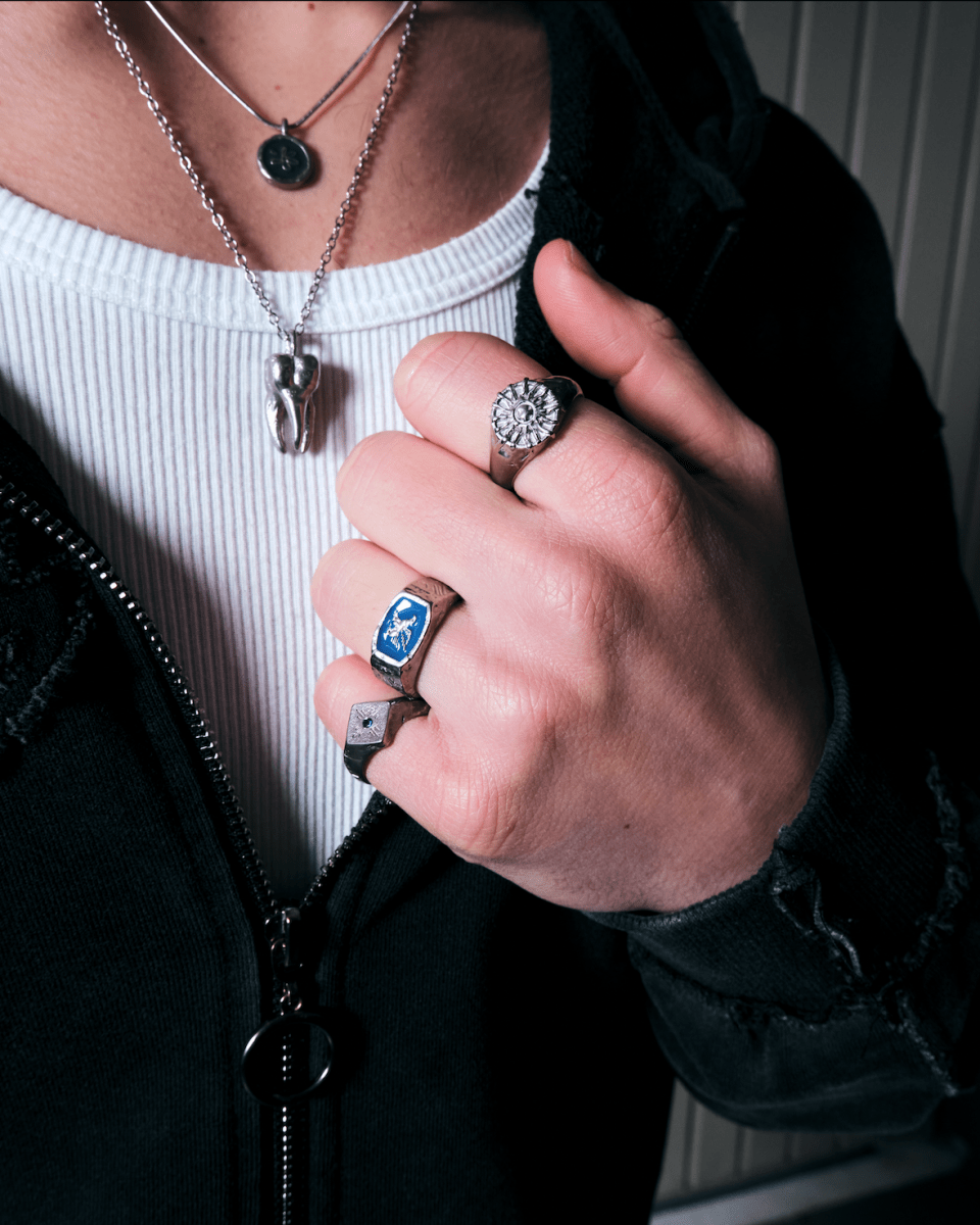 BLUE RAY RING - FRAGMENT STUDIO