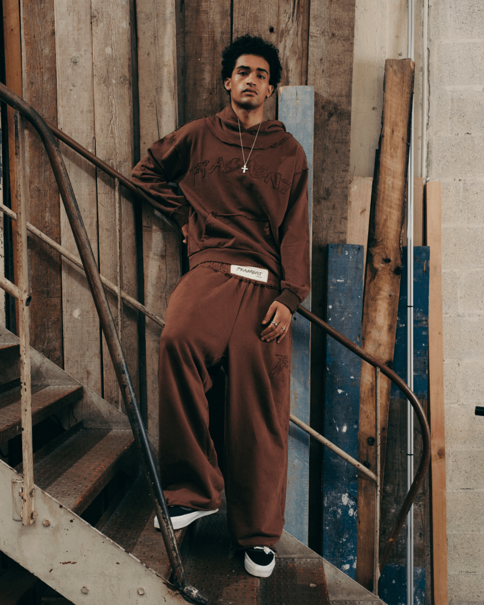 BROWN HOODIE - FRAGMENT STUDIO