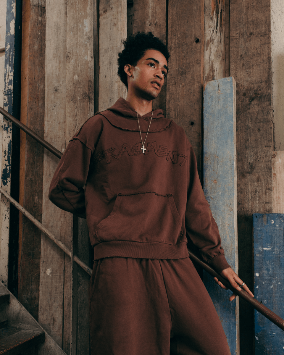 BROWN HOODIE - FRAGMENT STUDIO