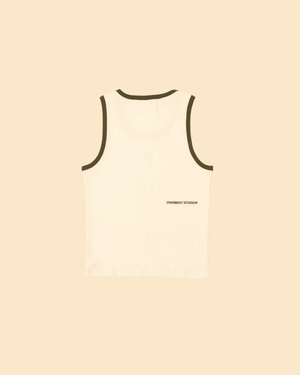 CREAM TANK TOP - FRAGMENT STUDIO