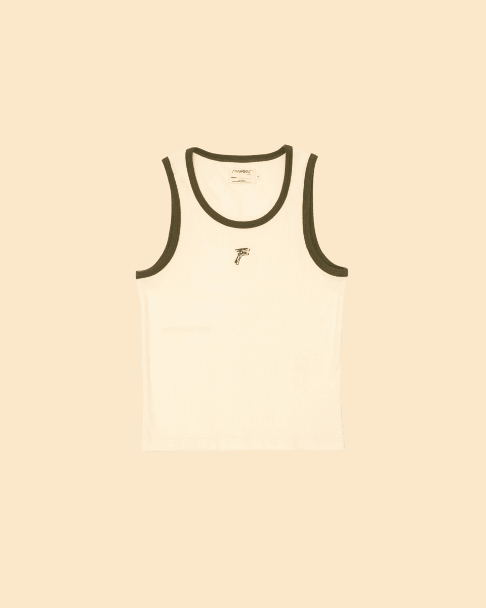 CREAM TANK TOP - FRAGMENT STUDIO