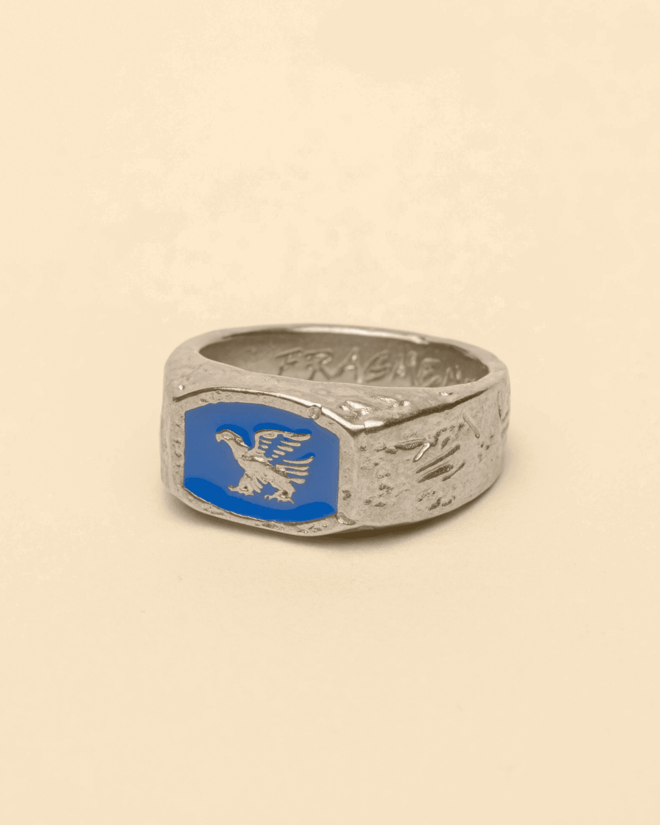 EAGLE RING - BLUE - FRAGMENT STUDIO