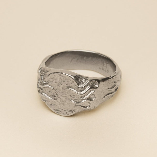FLAME SIGNET RING - FRAGMENT STUDIO
