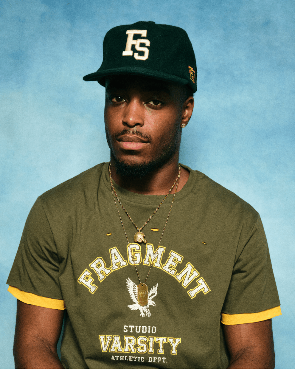 Gold Necklace – US Football – Helmet Pendant – Fragment Studio