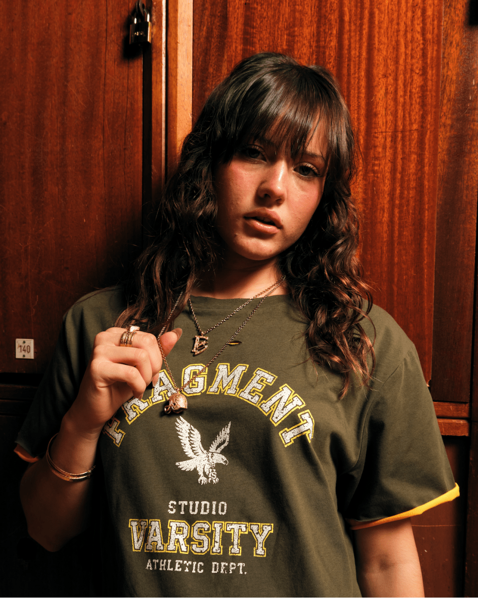 Gold Necklace – US Football – Helmet Pendant – Fragment Studio