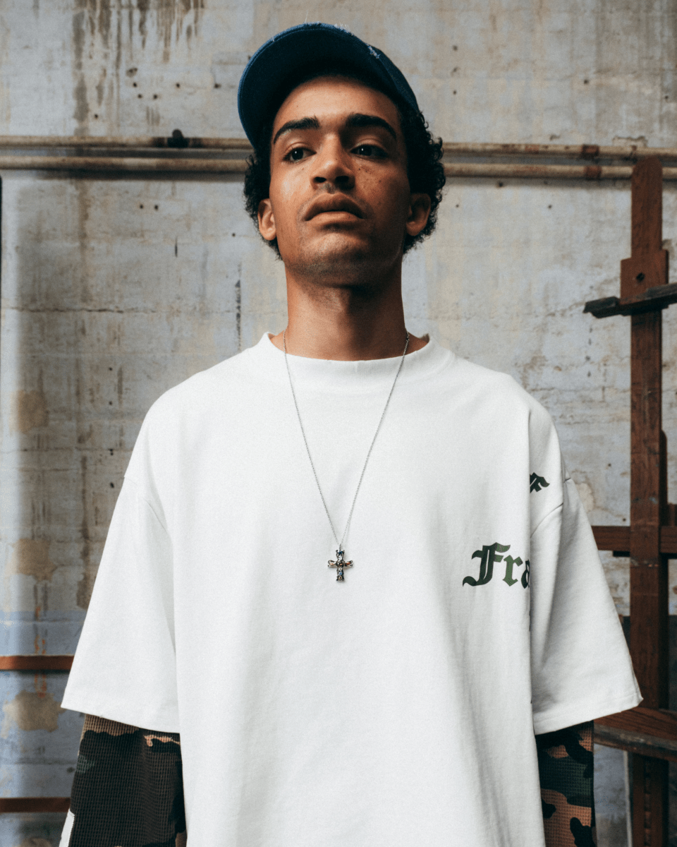 GEM CROSS NECKLACE - FRAGMENT STUDIO