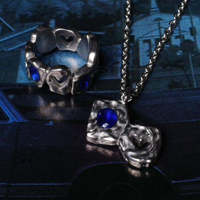 HEARTLESS PENDANT VOL 2 BLUE SAPHIR - FRAGMENT STUDIO