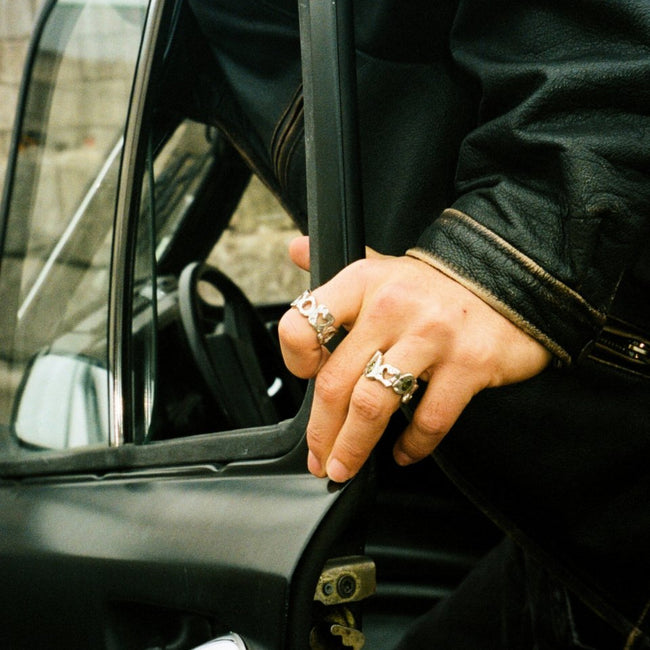 HEARTLESS RING VOL 2 GREEN PERIDOT - FRAGMENT STUDIO