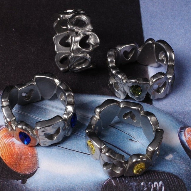 HEARTLESS RING VOL 2 YELLOW TOPAZ - FRAGMENT STUDIO