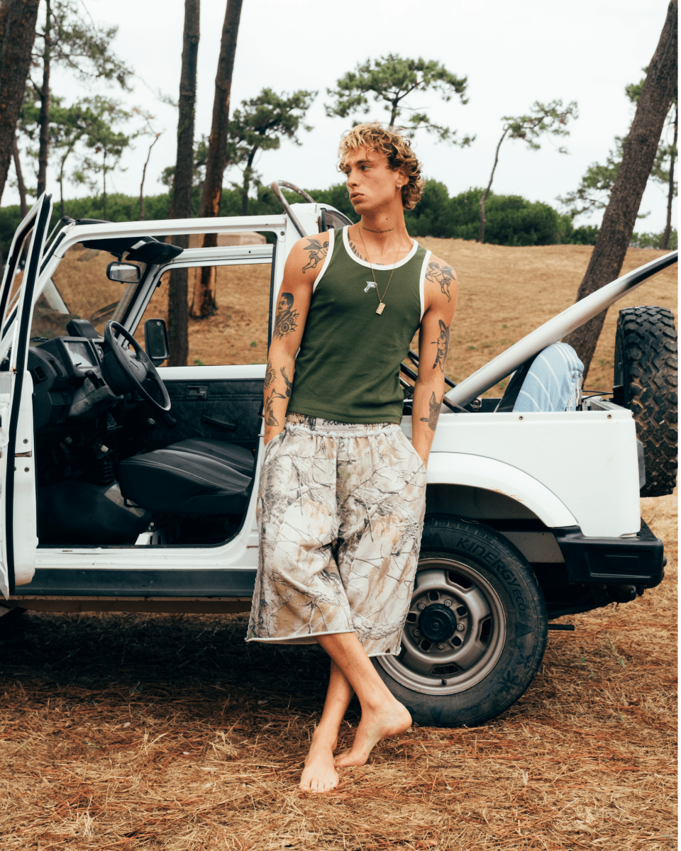 KHAKI TANK TOP - FRAGMENT STUDIO