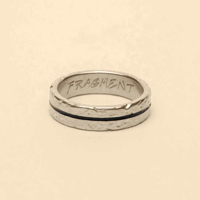 LINE RING - BLACK - FRAGMENT STUDIO