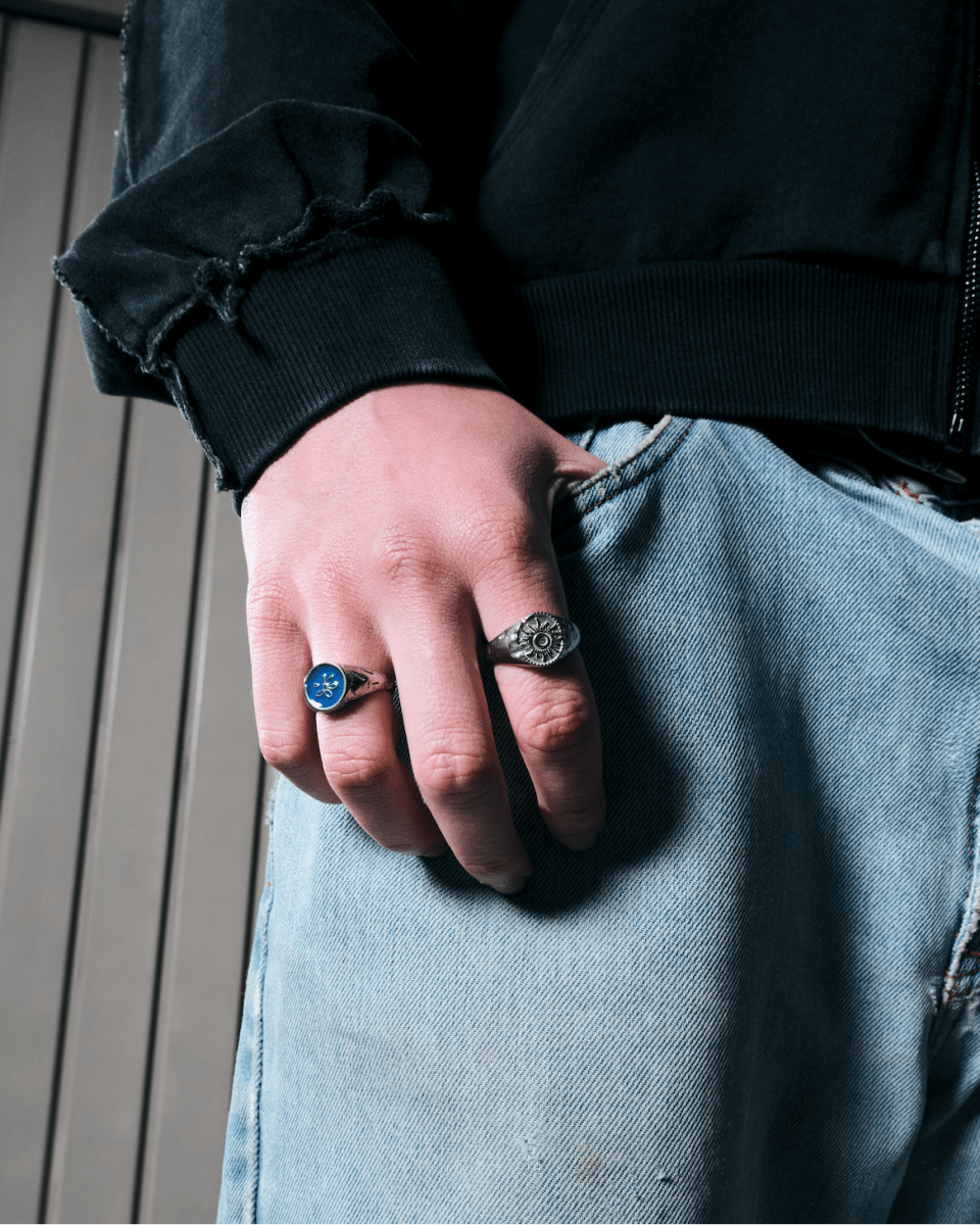 LOST PETAL RING - BLUE - FRAGMENT STUDIO