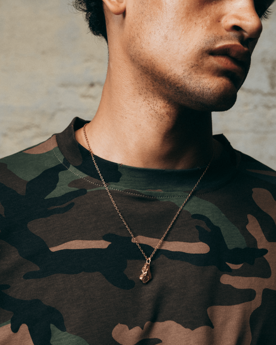 Collier Or – Nugget – Pendentif Pépite – Fragment Studio