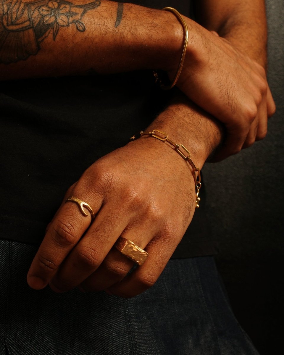 Gold Bracelet – Paperclip – Paperclip Link Chain – Fragment Studio