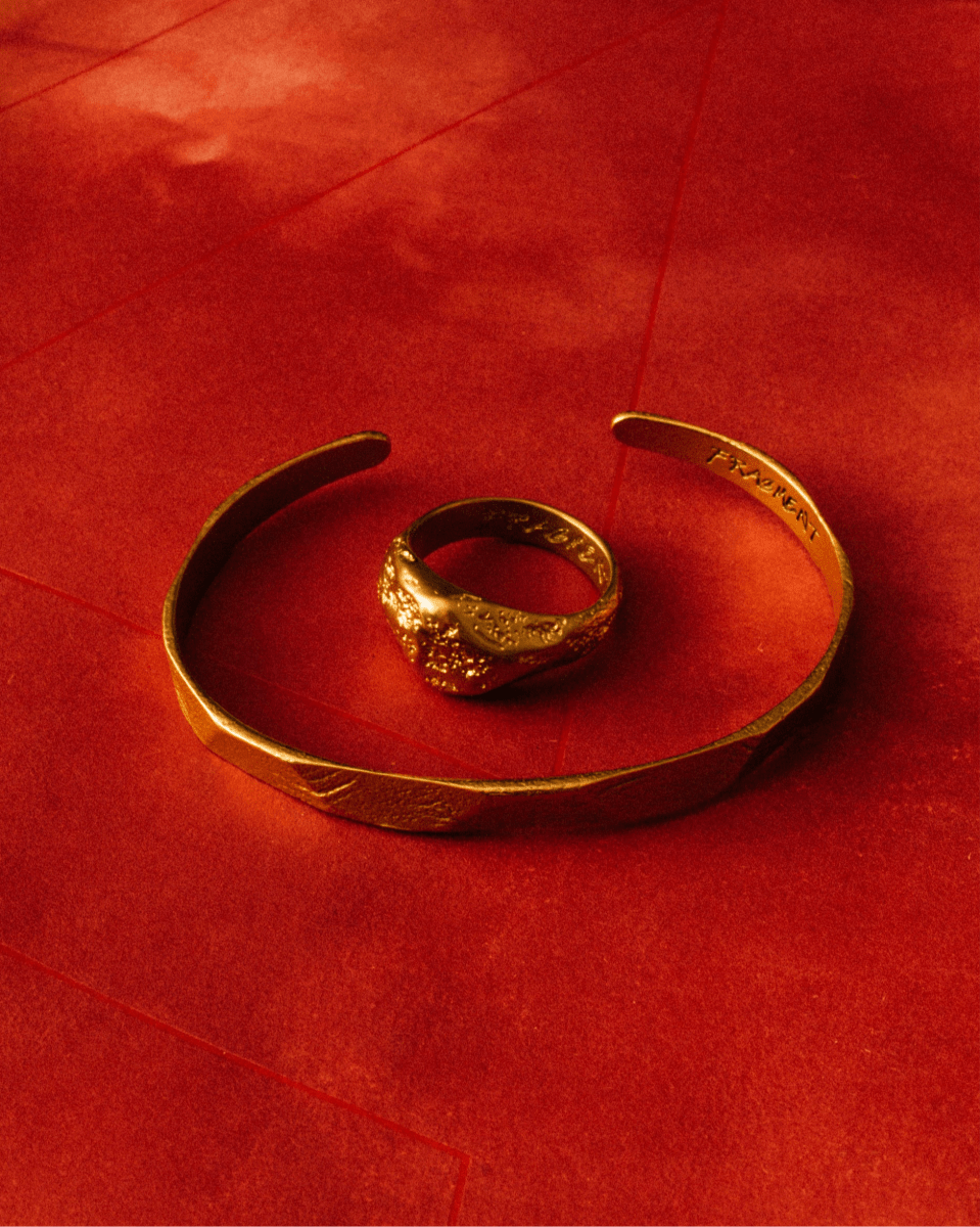 Bague Or – Rocca – Texture Roche – Fragment Studio