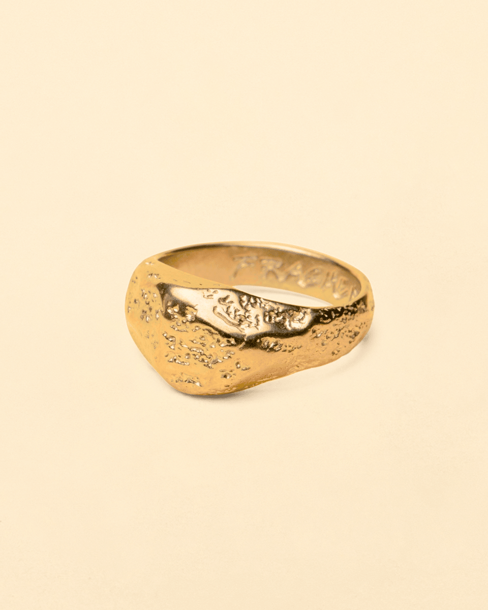 Bague Or – Rocca – Texture Roche – Fragment Studio