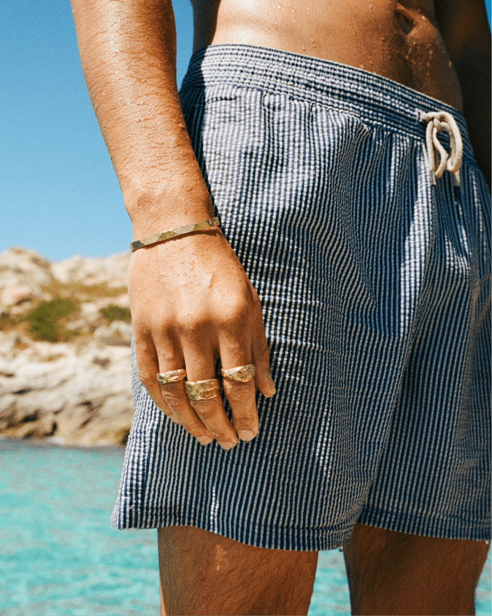 Bague Or – Rocca – Texture Roche – Fragment Studio