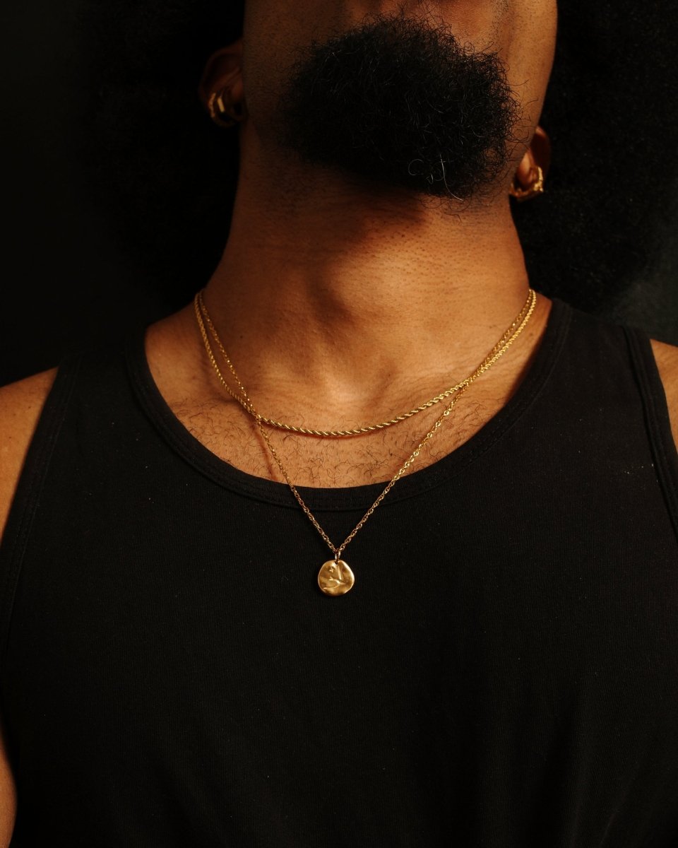 Gold Necklace – Soaring Spirit – Bird Pendant – Fragment Studio
