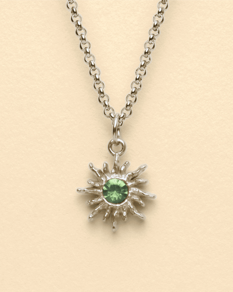 SOLAR FLARE NECKLACE - GREEN