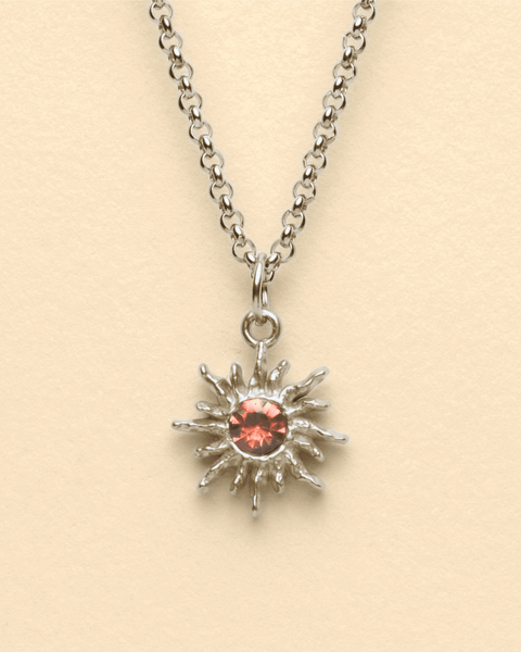 SOLAR FLARE NECKLACE - RED