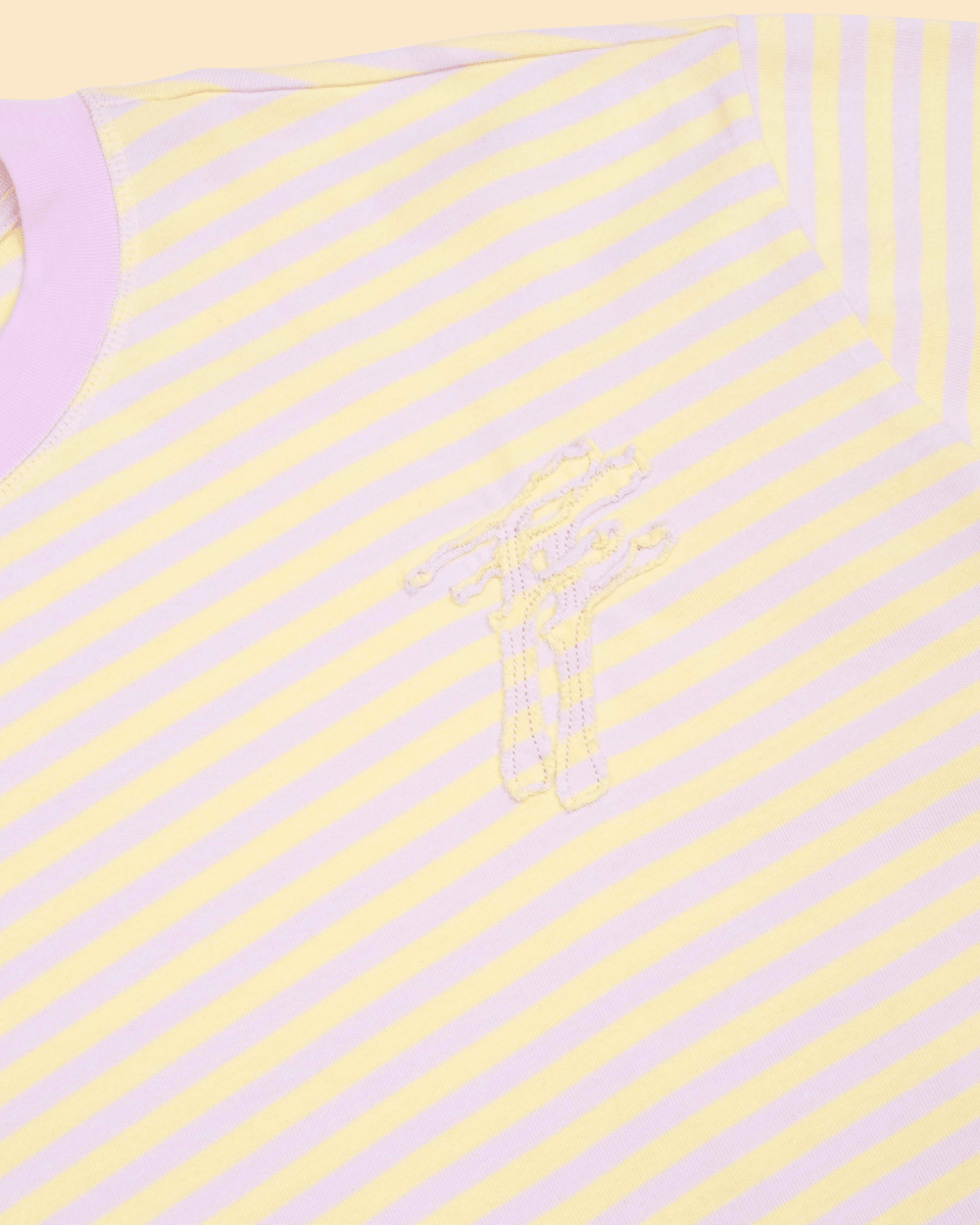 STRIPED LONGSLEEVE - PINK & YELLOW - FRAGMENT STUDIO