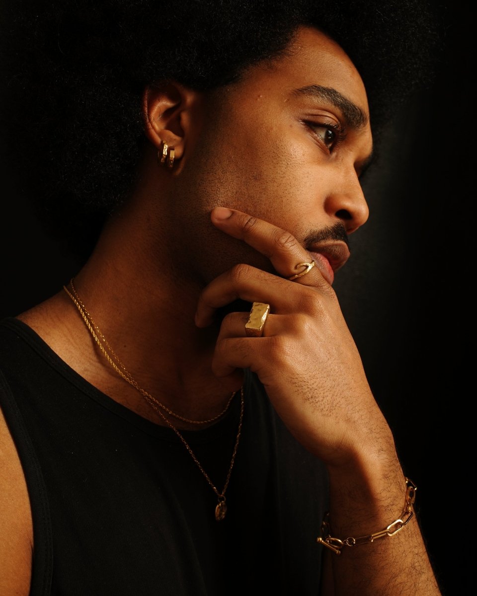 Gold Ring – Wire – Twig Open Band – Fragment Studio