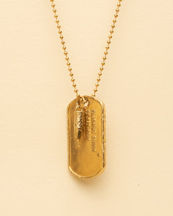 DOG TAG PENDANT [GOLD]