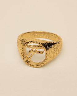 925 SIGNATURE RING [GOLD] - FRAGMENT STUDIO