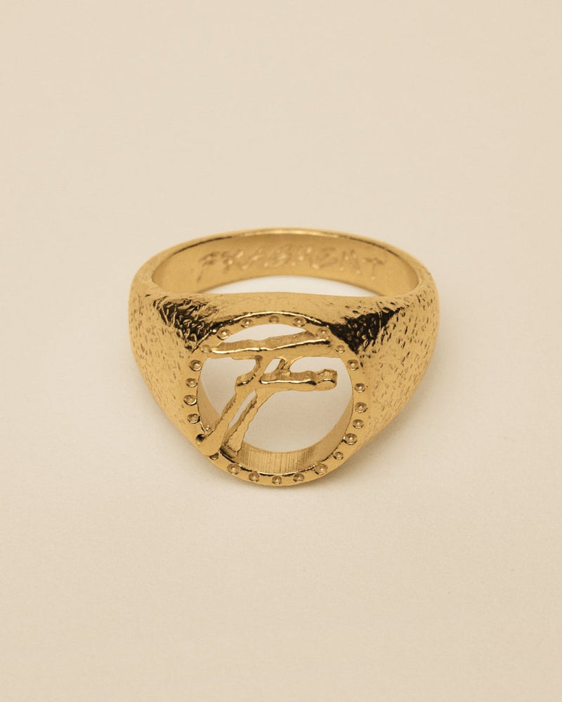 925 SIGNATURE RING [GOLD] - FRAGMENT STUDIO