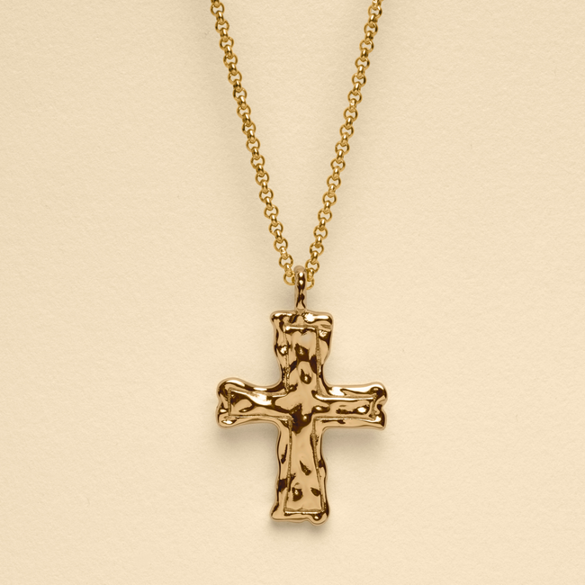 CROSS NECKLACE [GOLD]