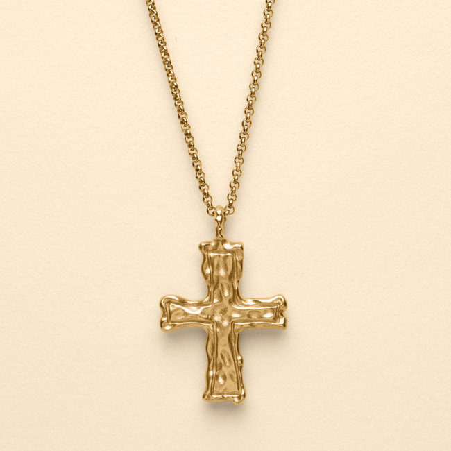CROSS NECKLACE [GOLD]
