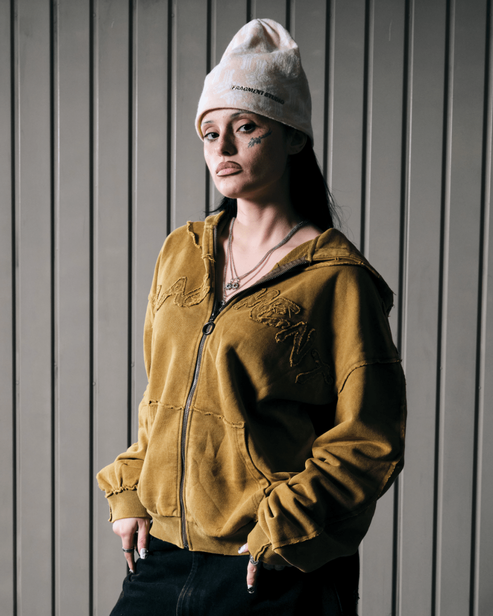 BEANIE MONOGRAM - CREAM - FRAGMENT STUDIO