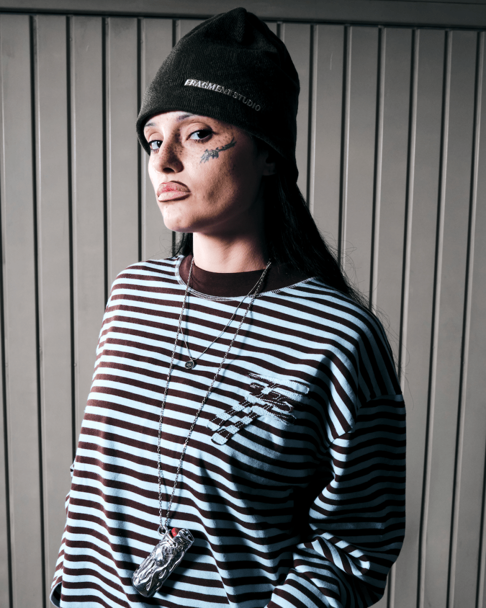 BEANIE MONOGRAM - KHAKI - FRAGMENT STUDIO