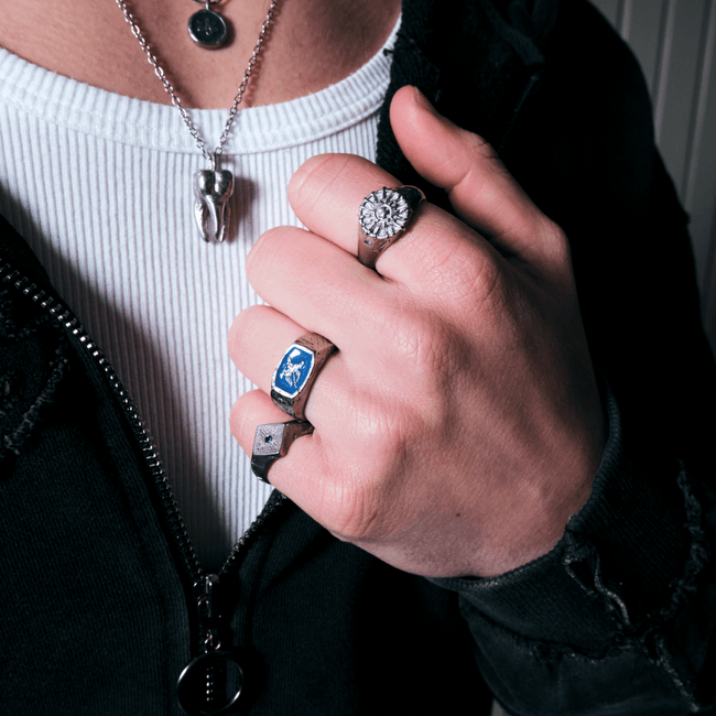 BLUE RAY RING - FRAGMENT STUDIO