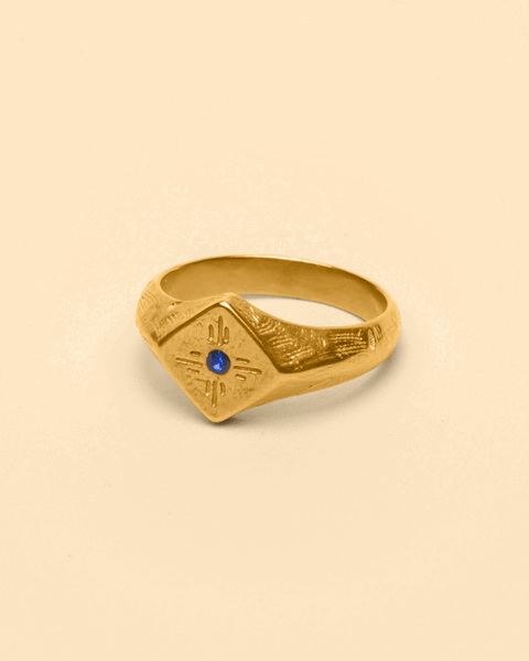 BLUE RAY RING [GOLD]