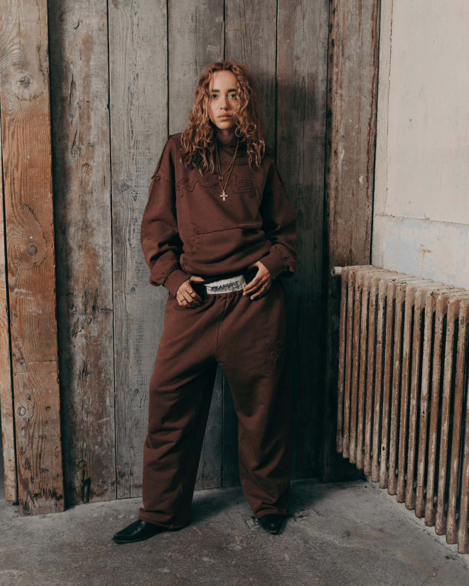 BROWN HOODIE - FRAGMENT STUDIO