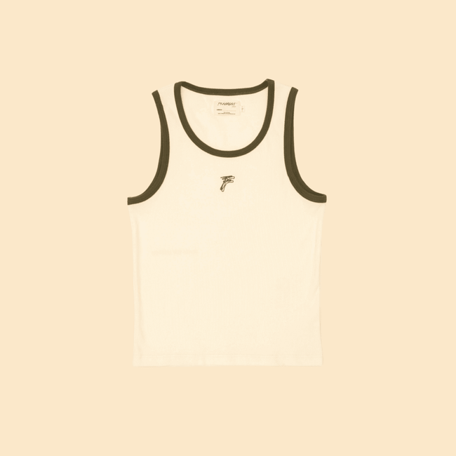 CREAM TANK TOP - FRAGMENT STUDIO
