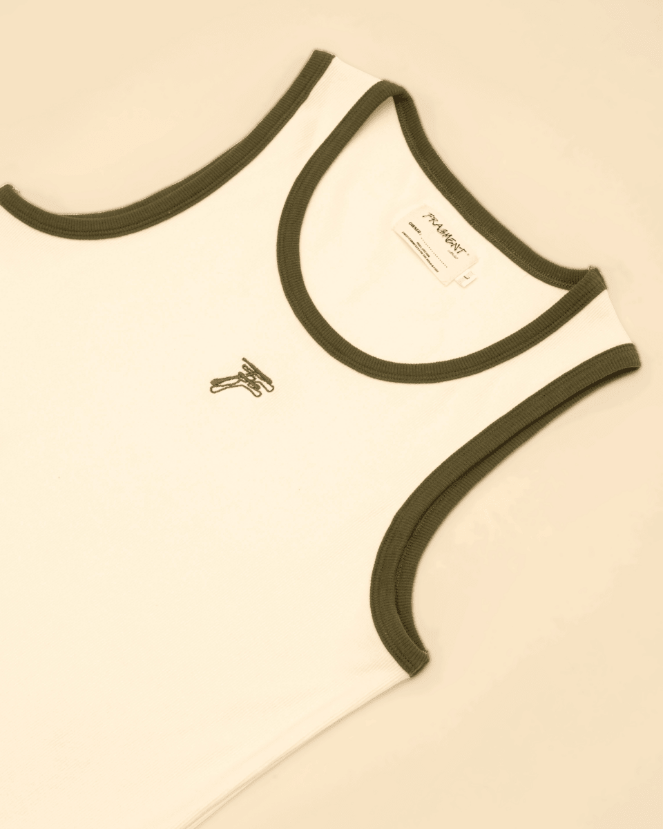 CREAM TANK TOP - FRAGMENT STUDIO