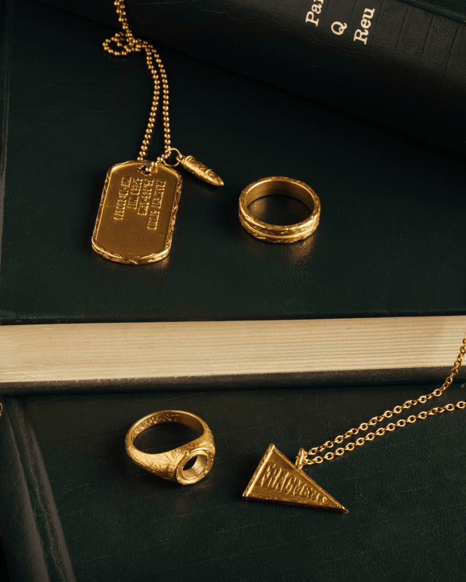DOG TAG PENDANT [GOLD] - FRAGMENT STUDIO