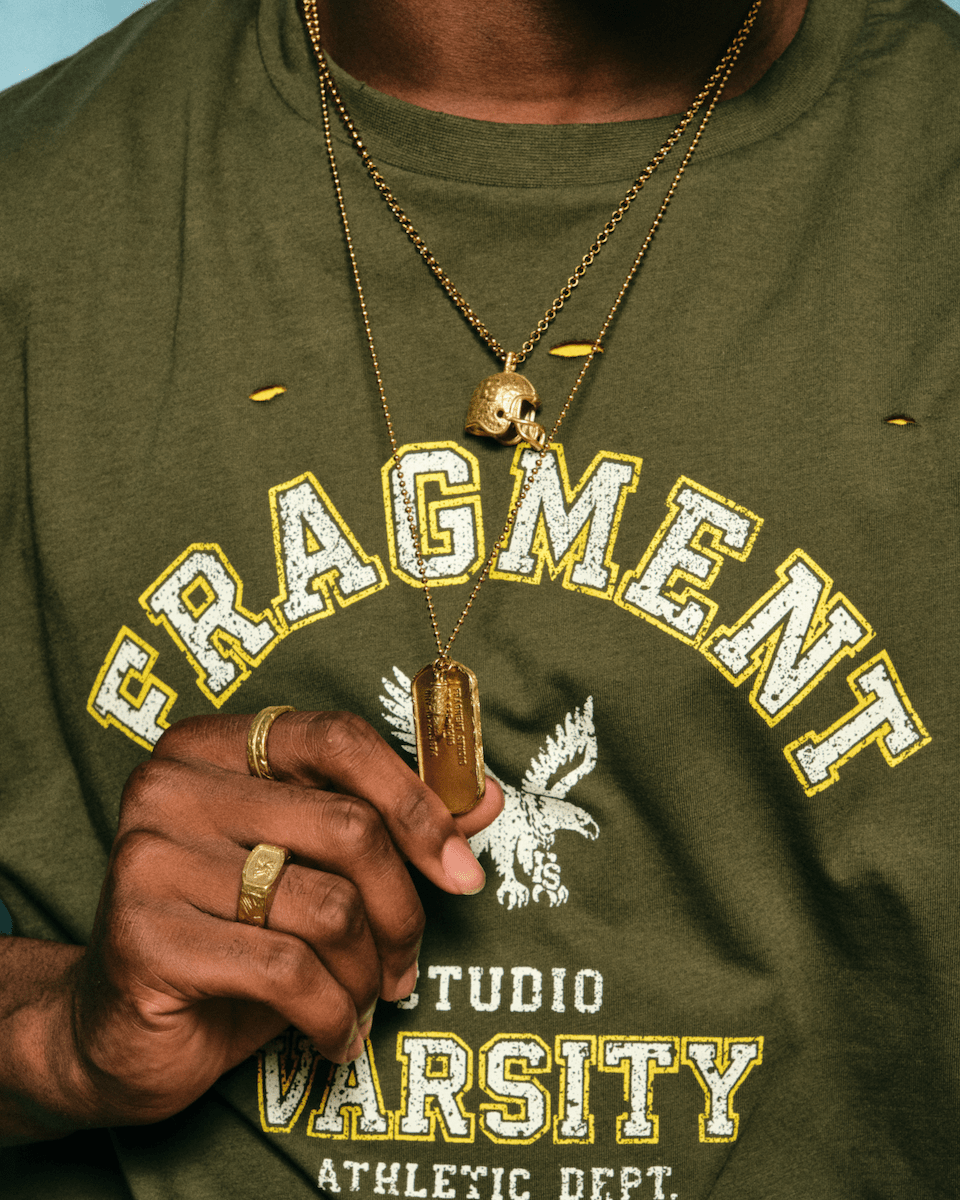 DOG TAG PENDANT [GOLD] - FRAGMENT STUDIO