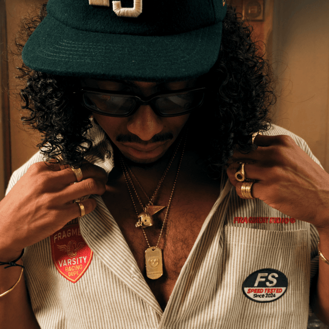 DOG TAG PENDANT [GOLD] - FRAGMENT STUDIO