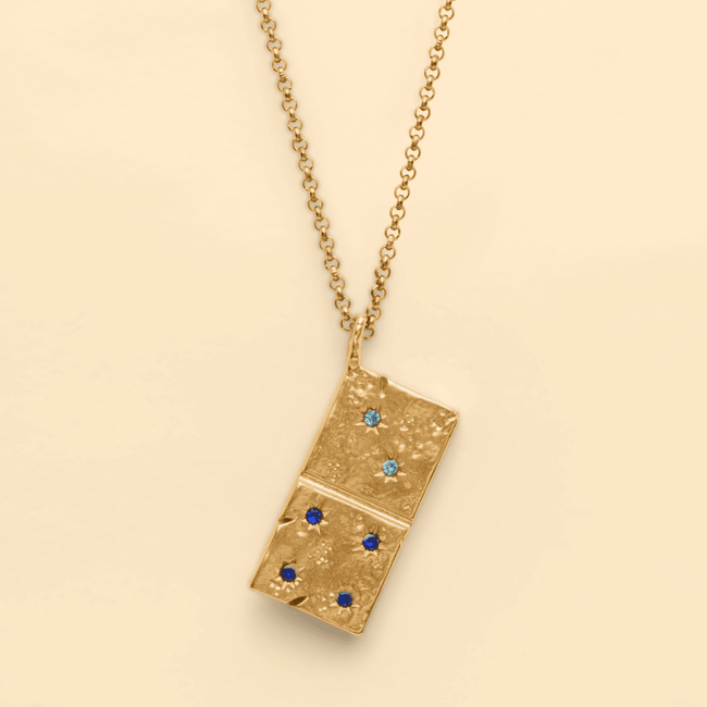 DOMINO NECKLACE [GOLD] - FRAGMENT STUDIO