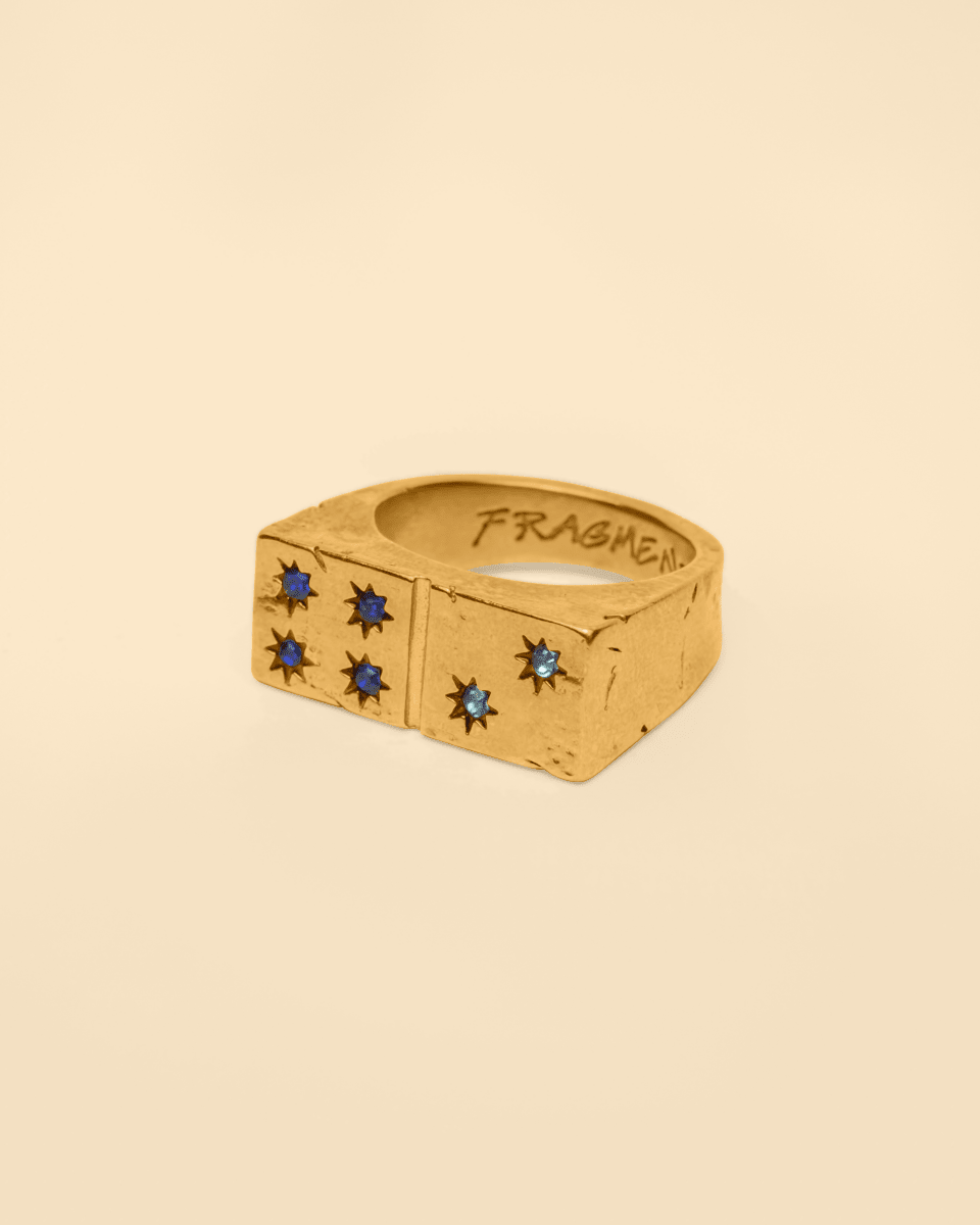 DOMINO RING [GOLD] - FRAGMENT STUDIO