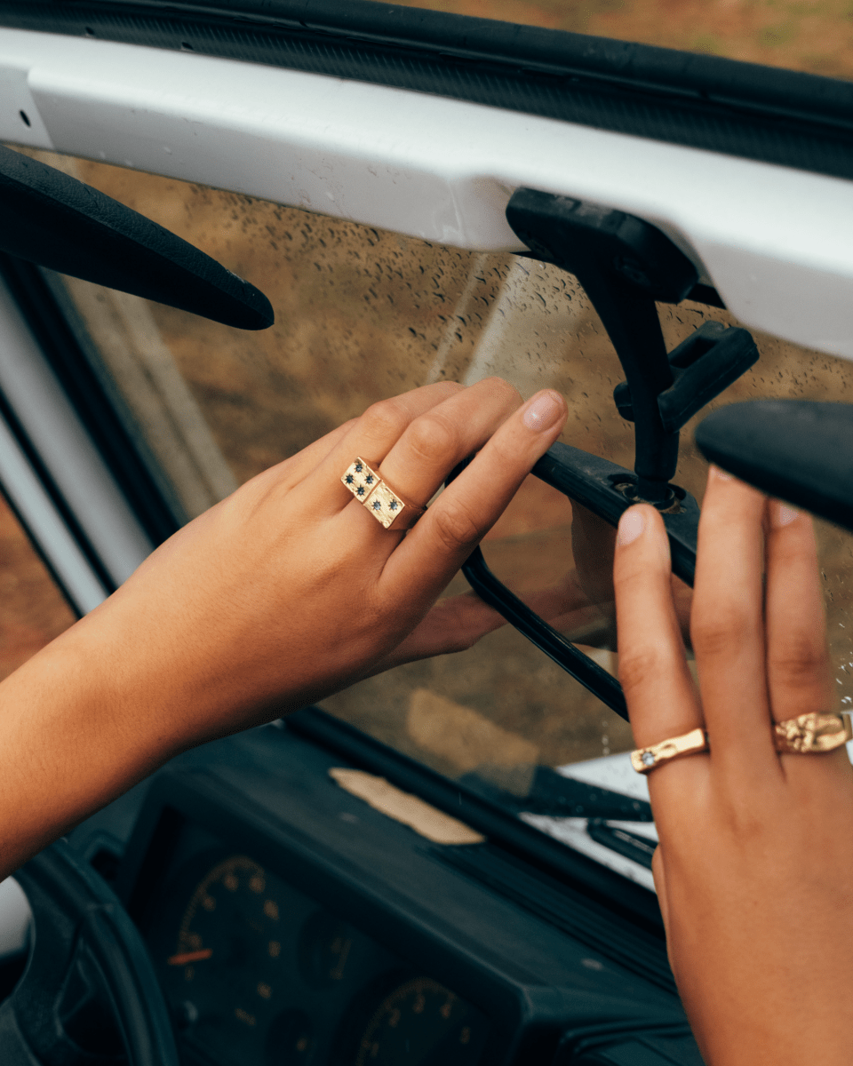 DOMINO RING [GOLD] - FRAGMENT STUDIO