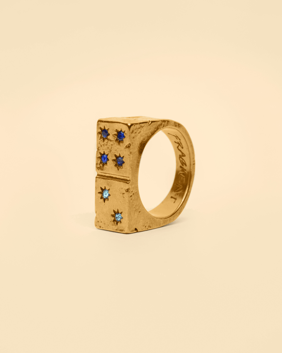 DOMINO RING [GOLD] - FRAGMENT STUDIO