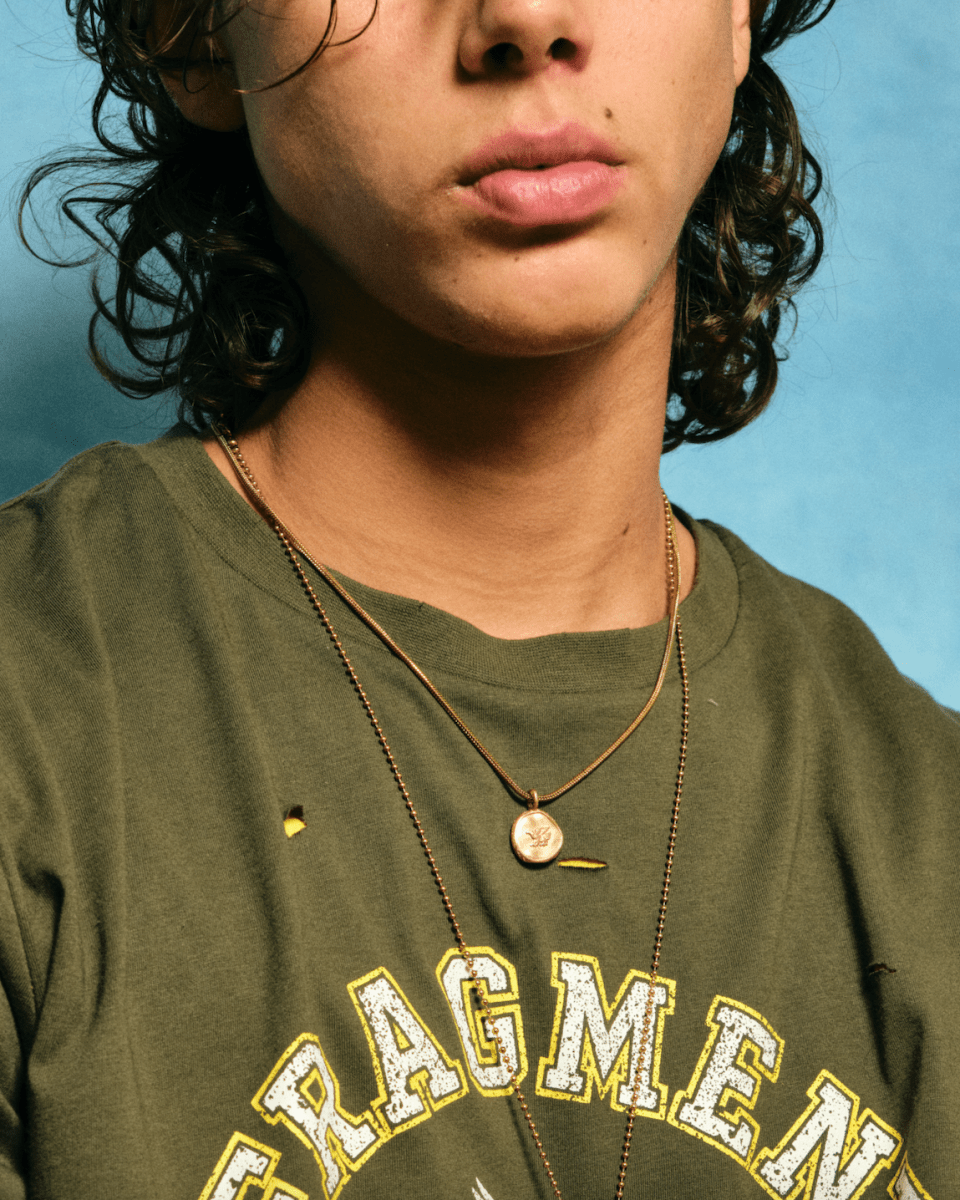 EAGLE MEDALLION PENDANT [GOLD] - FRAGMENT STUDIO