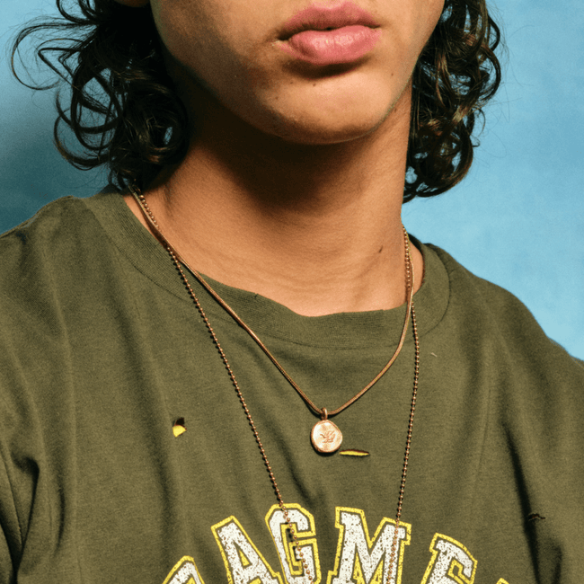 EAGLE MEDALLION PENDANT [GOLD] - FRAGMENT STUDIO