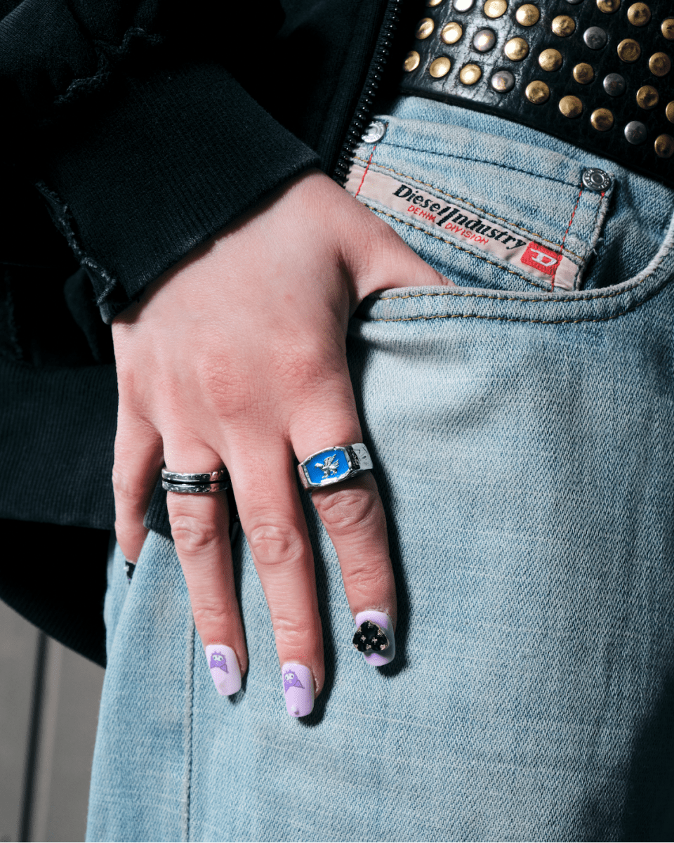 EAGLE RING - BLUE - FRAGMENT STUDIO