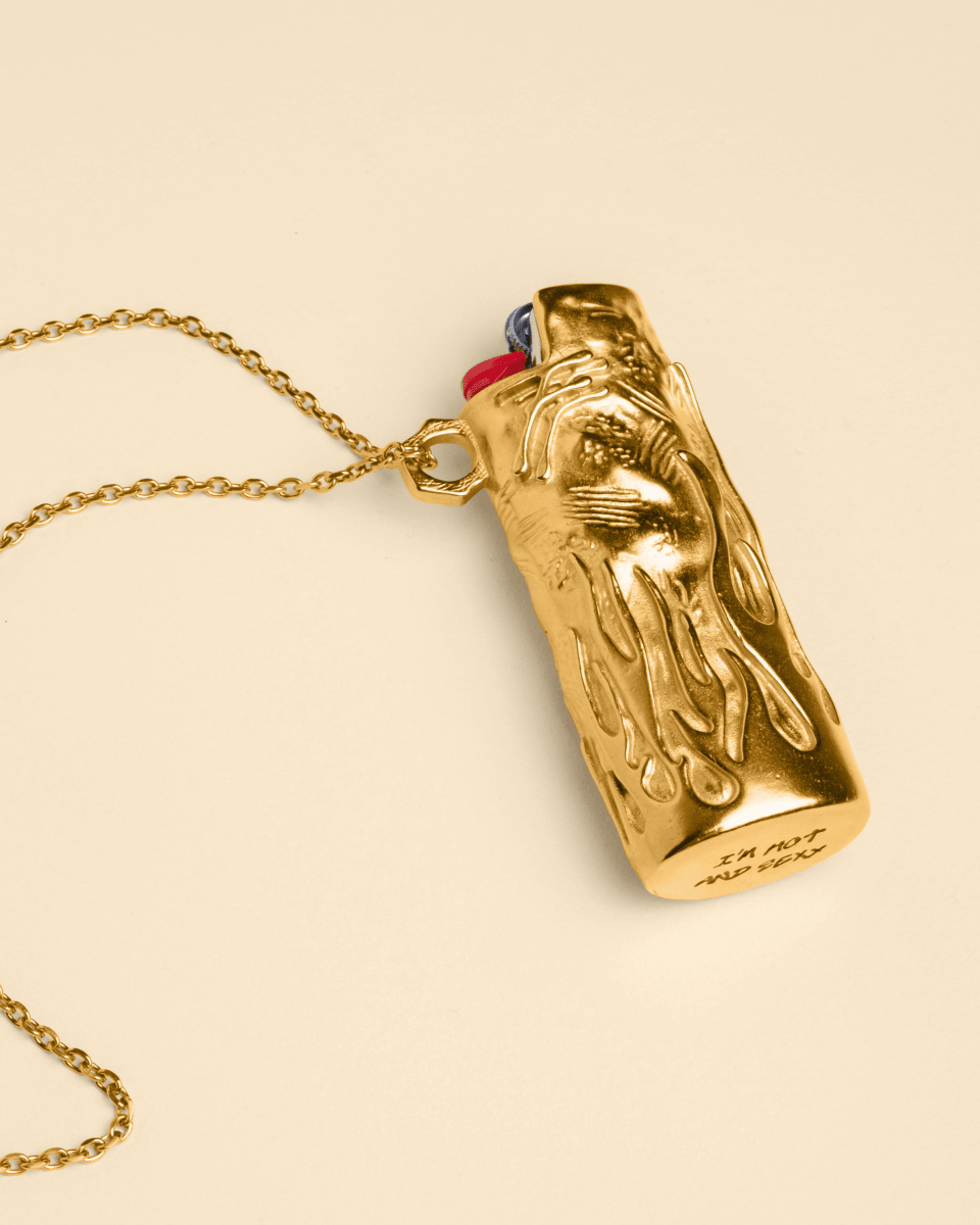 FLAME LIGHTER HOLDER [GOLD] - FRAGMENT STUDIO